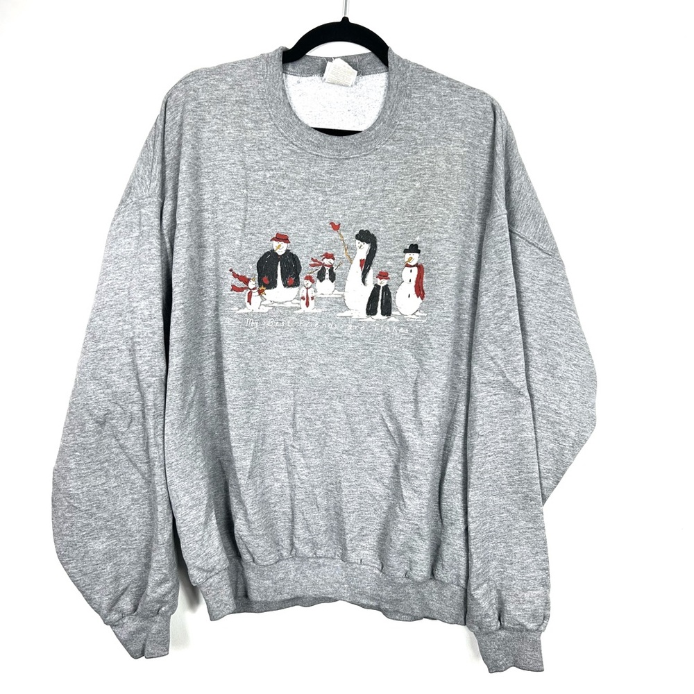 UGLY CHRISTMAS SWEATER vintage crewneck funny humor sweater - Picture 1 of 8